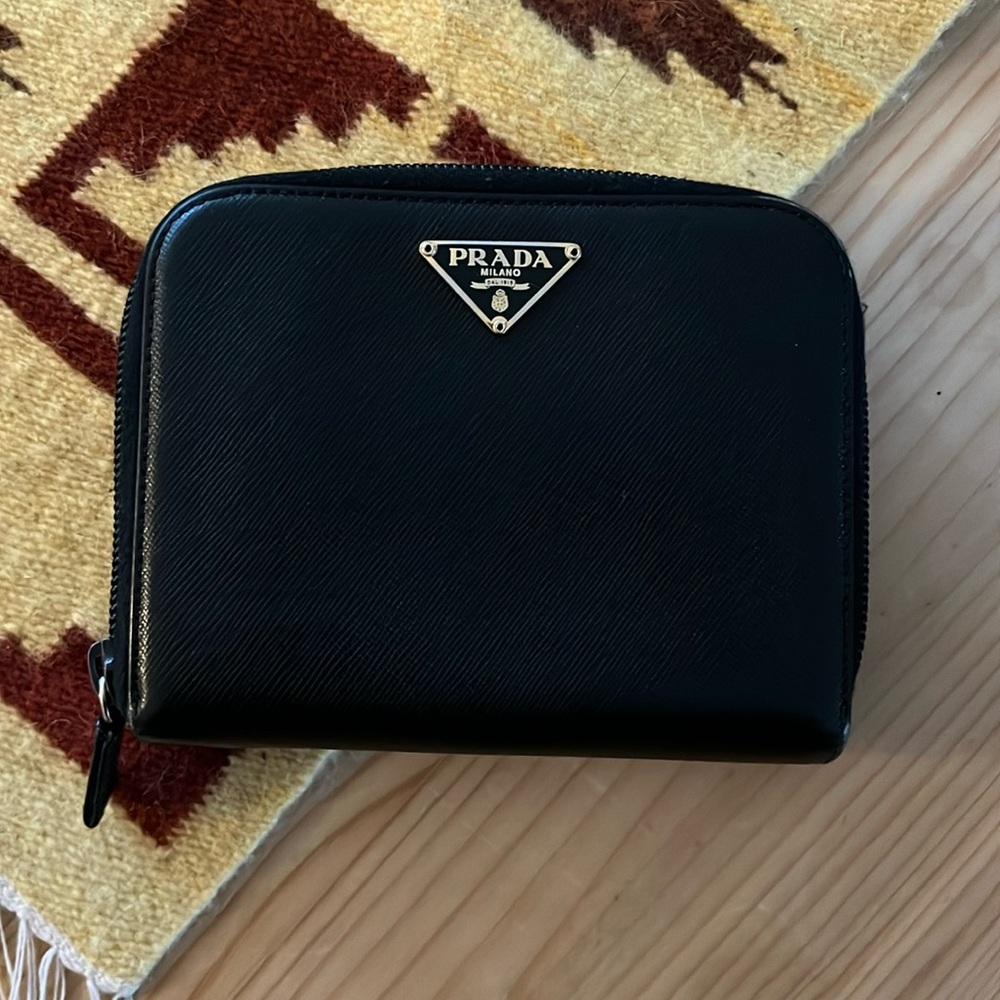 Leather Prada Wallet